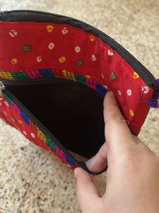 Vibrant Embroidered Sling Bag