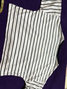 Lee Cooper Striped Graphic Tee