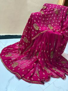 handwork, beautiful saree