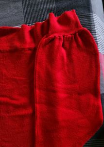Cozy Red Knit woolen top