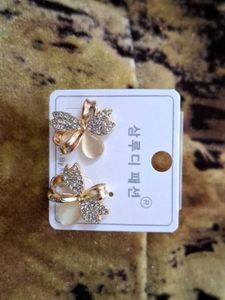 Sparkling Butterfly Earrings