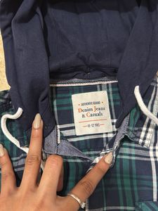 Men's Plaid Hooded Flannel Shirt