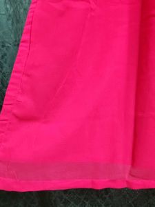 Embroidered Pink Kurta with Palazzo and Duppata
