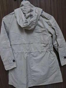 Zara Girls Khaki Trench Coat with matching legging