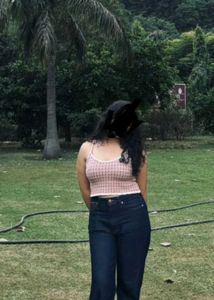 Crocheted Crop Tank Top