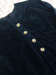 Luxury Velvet Korean Style Dress