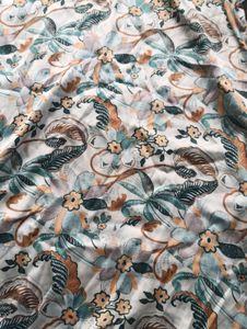 Elegant Floral Print Kurta Set