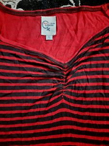 Striped Top With Tie Knots