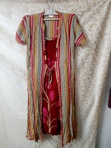 Bohemian Striped Maxi Dress