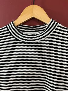 🖤 Primark Monochrome Stripe Knit Dress