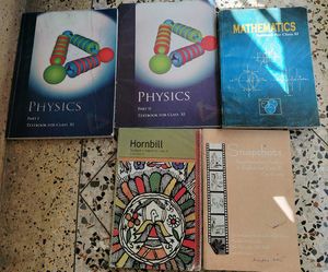 Class XI Textbooks - Physics, Math, English