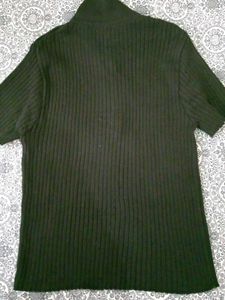 Women's Ribbed Short Sleeve Polo