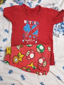 kids red cutee wear