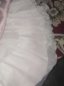 Glitter Gown For Girls With CanCan Shown In Pictur