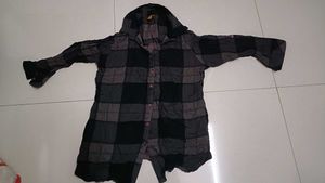 Comfy Plaid Button-Up Shirt