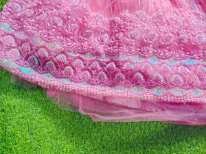 Sparkling Magenta Pink Princess Gown