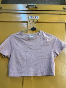 H&M baby pink top