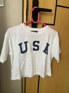 Adidas and Harpa brand Cropped T-Shirt