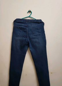 Ripped Blue Denim Jeans