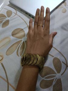 Ethnic Jewelry Set - Earrings &amp; Bracelet