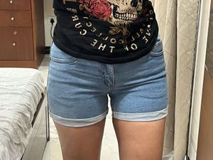 Classic Denim Cuffed Shorts