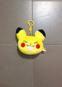 Pikachu Plush Keychain Charm
