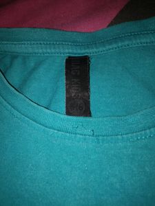 4-6 Years Green Cotton T Shirt For Boys