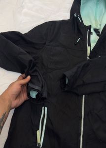 Stylish Black Hooded Jacket
