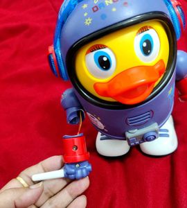 Duck Astronaut Toy - Quirky and Fun!( New Broken)
