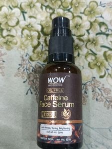 Wow Skin Science Oil Free Caffeine Face Serum