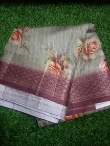 Floral Print Saree