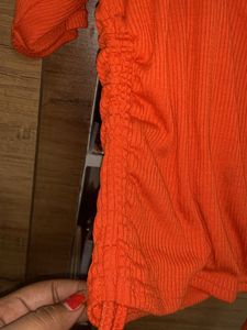 Orange  Stylish Top🧡