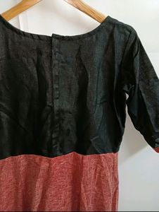 Colour Block A Line Gown