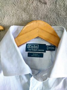 Light Blue Striped Polo Ralph Lauren Shirt