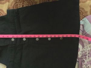H&amp;M Dungaree Black Pinafore Dress