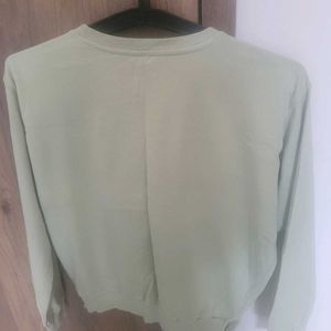 Pastel Green Crew Neck Sweatshirt