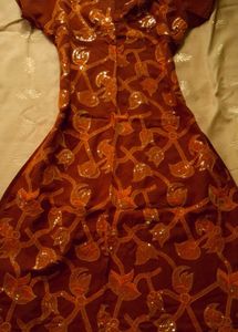 Bohemian Brown Embroidered Kurta