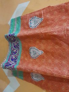 Orange Ethnic Kurta