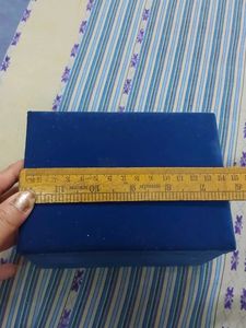 Blue Velvet Storage Box