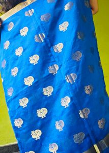 Royal Blue Silk Saree