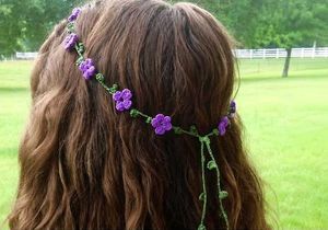 ✨Boho Floral Crochet Waist Chain