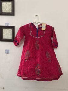 Beautiful Pink dress with Embellishments