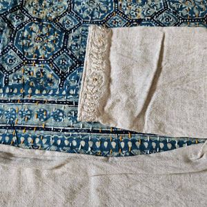 Embroidered Khadi Cotton Kurta