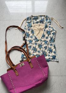 mesh floral top