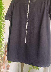 HRX Black Athletic T-Shirt