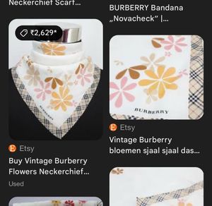 Burberry Floral Bandana