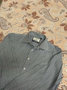 INC Men's Gray Plaid Dress Shirt