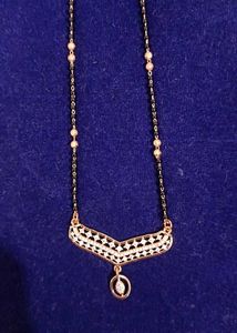 Elegant CZ Mangalsutra Necklace