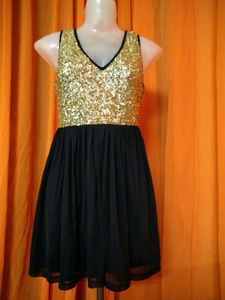 Black And Golden Dress