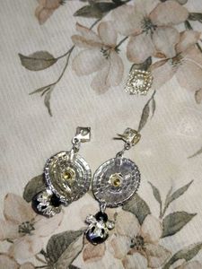 Elegant Jhumka and Stud Earrings Set